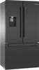 Bosch B36CD50SNB/07 500 Series French Door Bottom Mount Refrigerator 36'' Black Stainless Steel