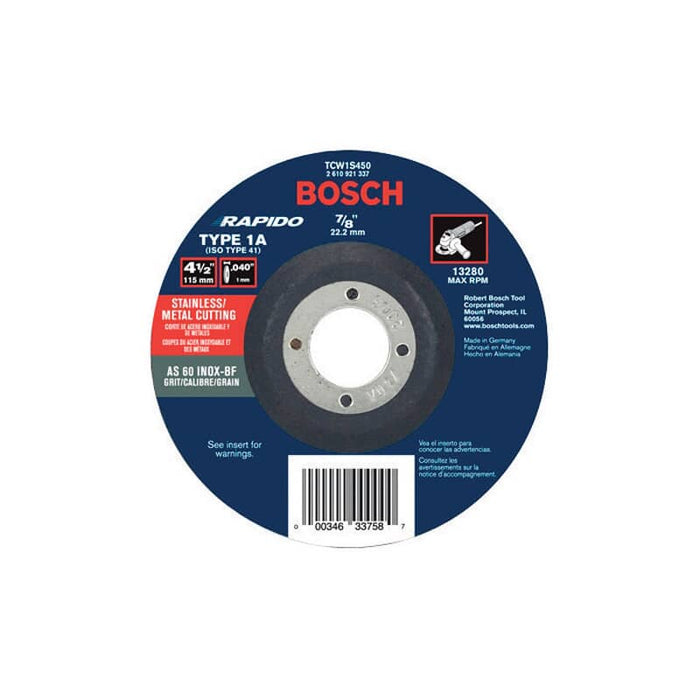 Bosch TCW1S450 60 Grit Rapido Fast Metal/Stai