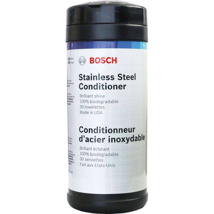 Bosch 17002199 Dishwasher Bosch Stainless Steel Conditioning Wipes (Not Shown)
