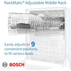 Bosch SPE53U55UC/28 300 Series Dishwasher 17 3/4'' Stainless steel