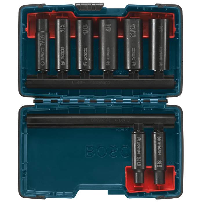 Bosch 27285 8 Pc. 3/8 Deep Well Socket Set