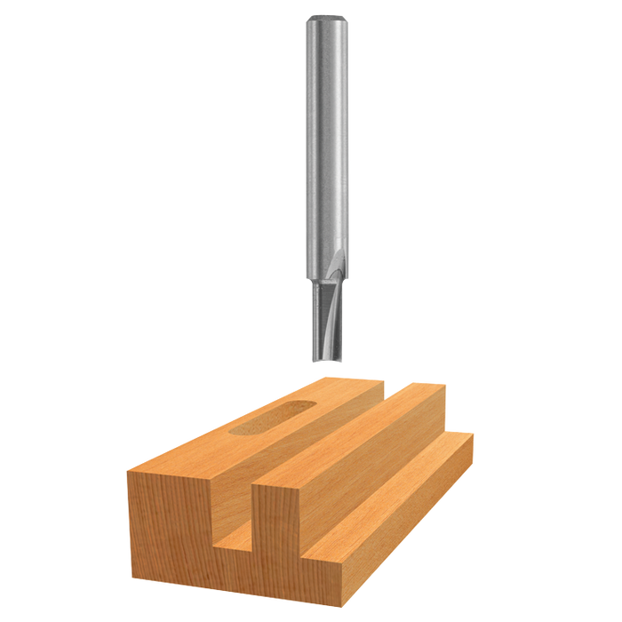 Bosch 85213M 1/8 In. x 1/2 In. Solid Carbide 2-Flute Straight Bit