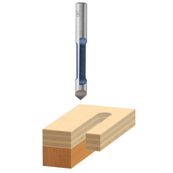 Bosch 85244B50 50 pc. 1/4 In. x 3/4 In. Carbide Tipped 1-Flute Pilot Panel Straight Bits