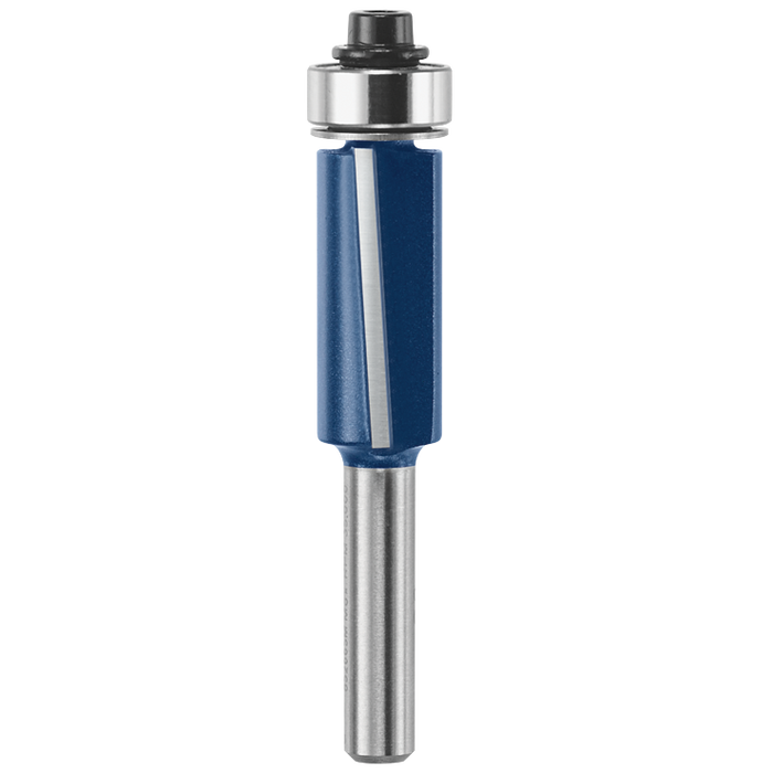 Bosch 1/2 In. x 2-1/2 In. Carbide-Tipped 2-Flute Flush and Bevel Laminate Trim Bit - 85266SM