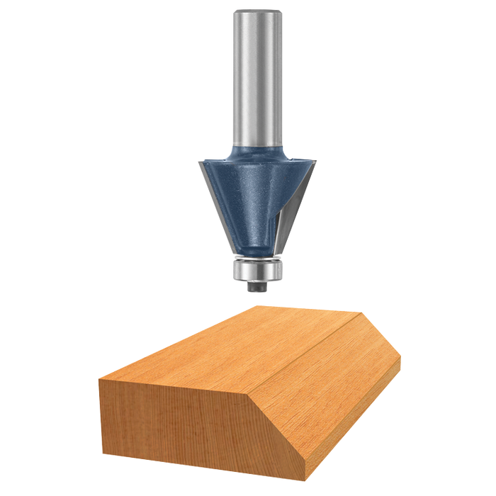 Bosch 85299M 1-9/32 In. x 22.5° Carbide Tipped Chamfer Bit