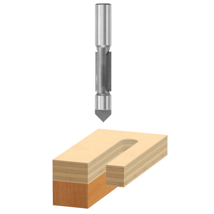 Bosch 85429M 1/2 In. x 1-3/16 In. Carbide Tipped 2-Flute Pilot Panel Bit