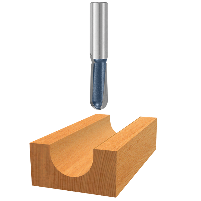 Bosch 85449M 1/4 In. x 1/2 In. Carbide Tipped Extended Round Nose Bit