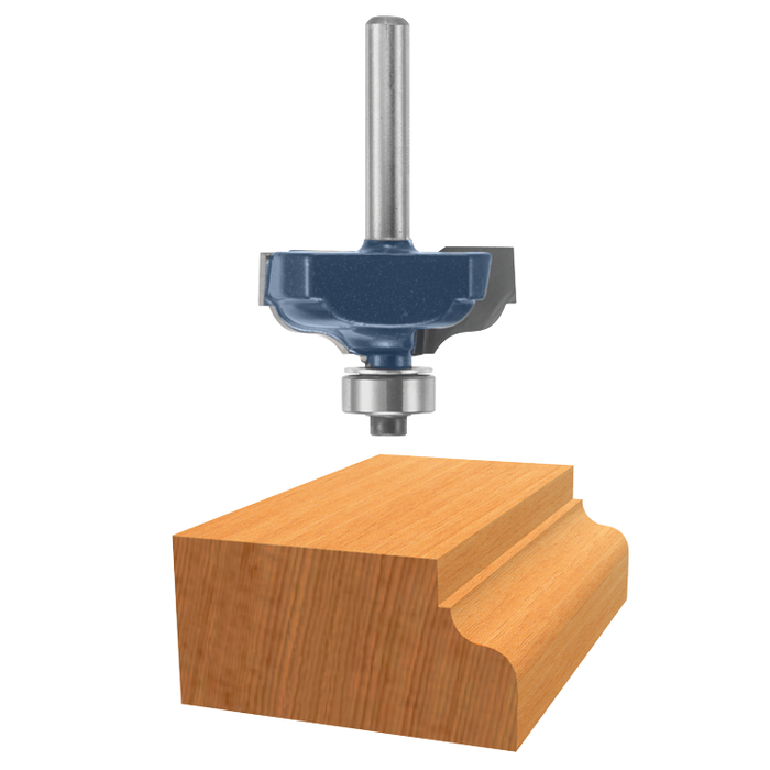 Bosch 85584M 1-3/8 In. x 9/16 In. Carbide Tipped Ogee with Fillet Bit