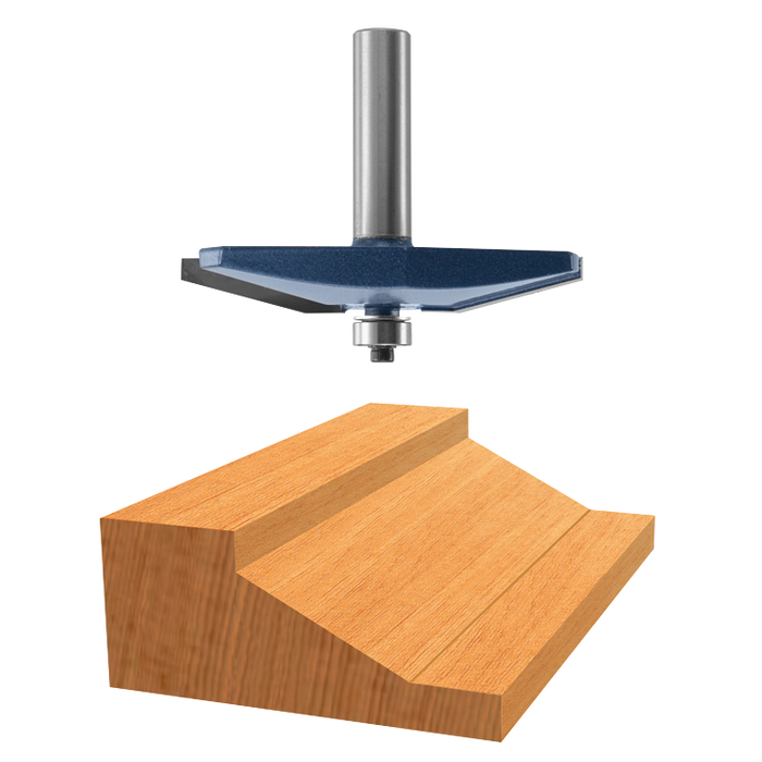 Bosch 85637M 2-3/4 In. x 11/16 In. Carbide Tipped Traditional Raised Panel Bit
