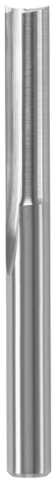 Bosch 86010MC 1/4 In. x 1 In. Solid Carbide Double-Flute O-Flute Router Bit