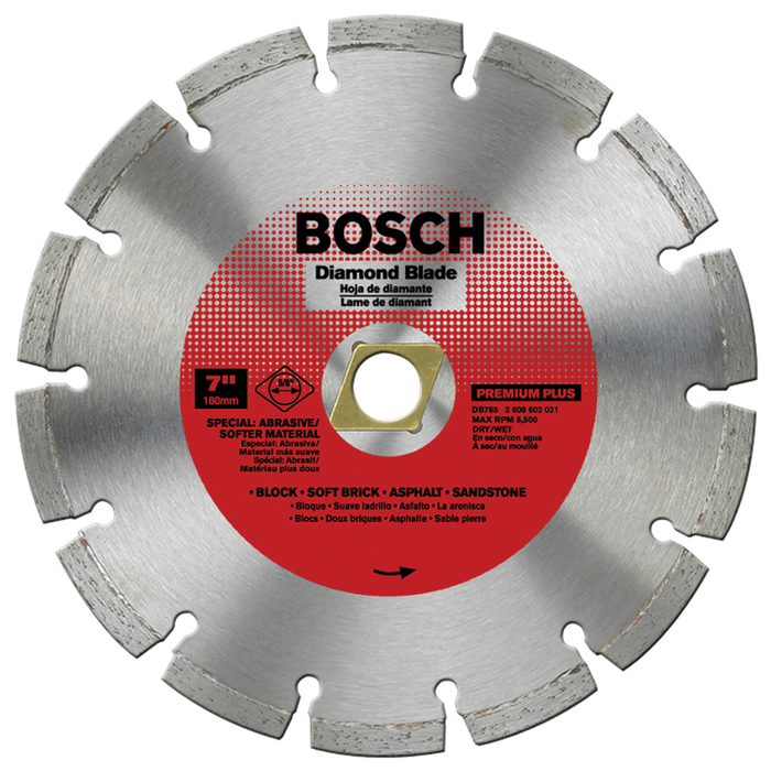 Bosch DB765 7 In. Premium Plus Segmented Rim Diamond Blade