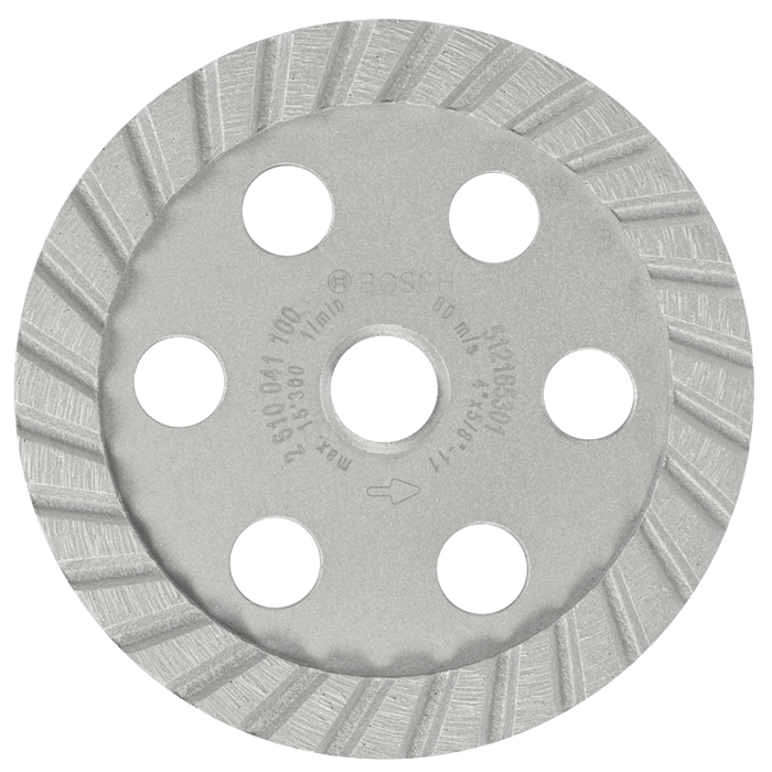 Bosch DC430S 4 In. Turbo Diamond Cup Wheel