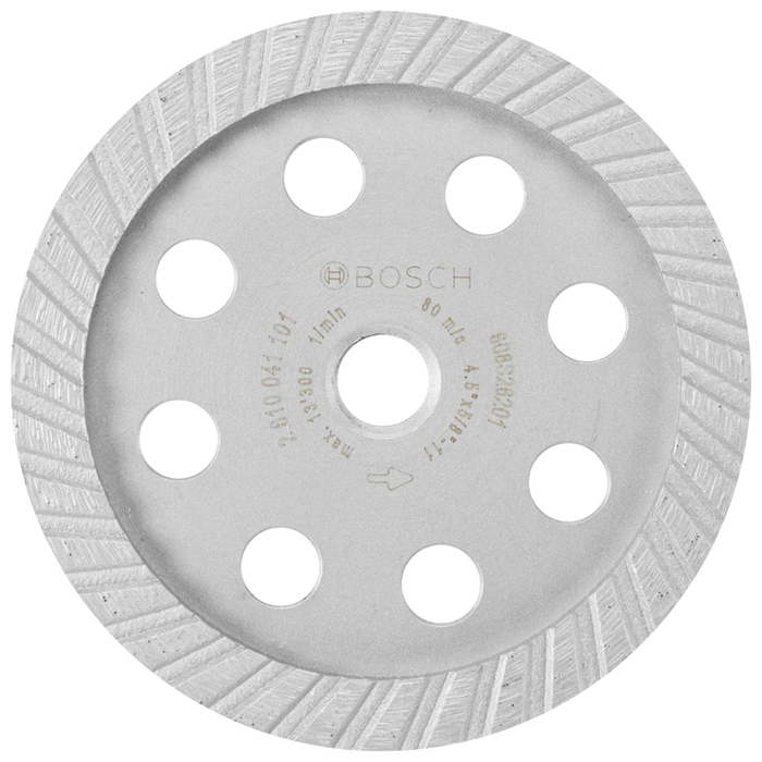 Bosch DC4530S 4-1/2 In. Turbo Diamond Cup Wheel