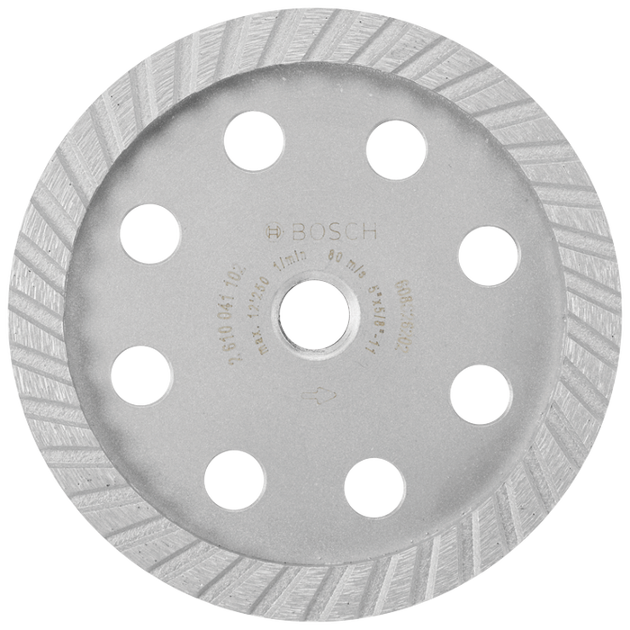 Bosch DC530S 5 In. Turbo Diamond Cup Wheel