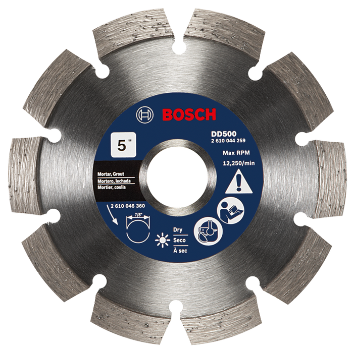 Bosch DD500 5 In. Premium Segmented Tuckpointing Blade