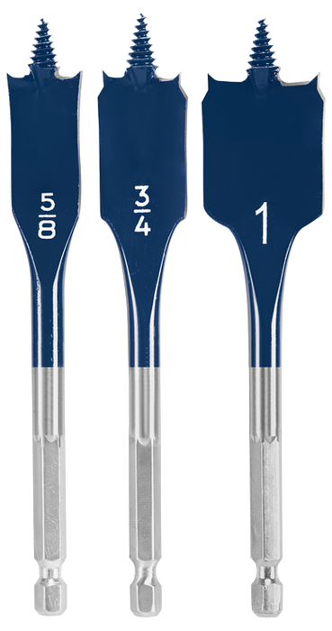 Bosch DSBS5003 3 pc. Daredevil Stubby Length Spade Bit Set