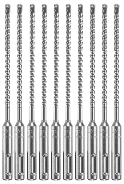 Bosch HCFC2011B10 10 pc. 3/16 In. x 4 In. x 6-1/2 In. SDS-plus Bulldog Xtreme Carbide Rotary Hammer Drill Bits