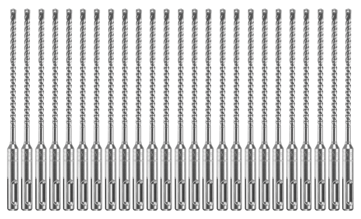 Bosch HCFC2011B25 25 pc. 3/16 In. x 4 In. x 6-1/2 In. SDS-plus Bulldog Xtreme Carbide Rotary Hammer Drill Bits