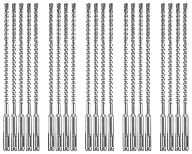 Bosch HCFC2042B25 25 pc. 1/4 In. x 6 In. x 8-1/2 In. SDS-plus Bulldog Xtreme Carbide Rotary Hammer Drill Bits