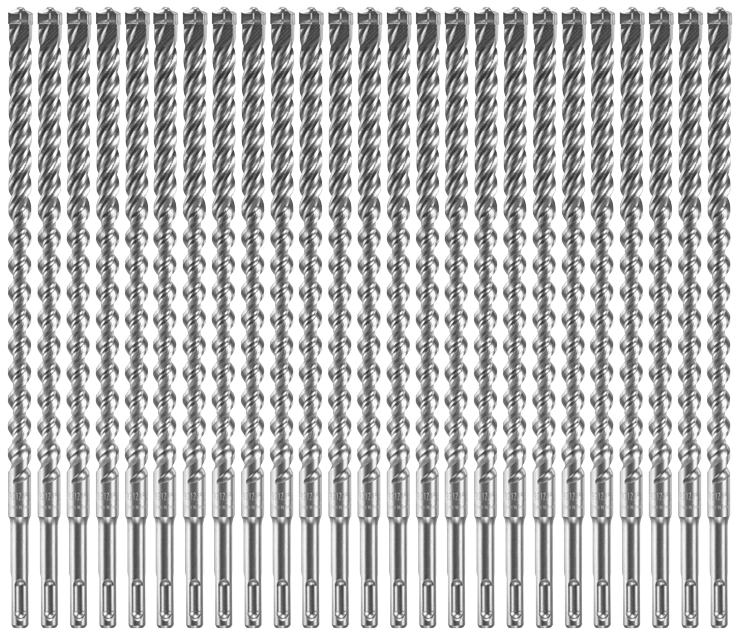 Bosch HCFC2084B25 25 pc. 1/2 In. x 10 In. x 12 In. SDS-plus Bulldog Xtreme Carbide Rotary Hammer Drill Bits