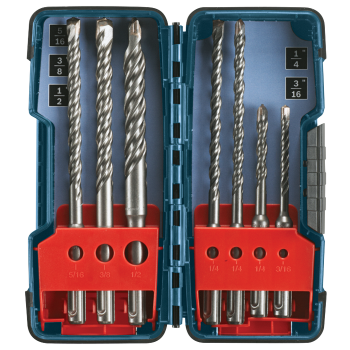 Bosch HCK001 7 pc. SDS-plus Bulldog Rotary Hammer Bit Set