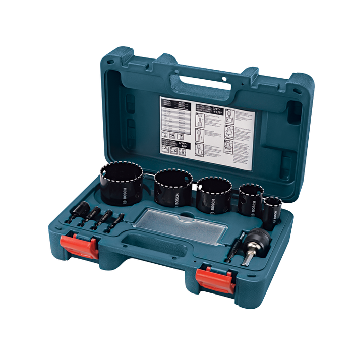 Bosch HDG11 11 pc. Diamond Hole Saw Set