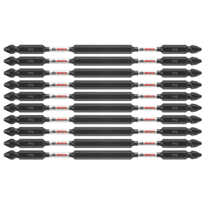 Bosch ITDEPH26B 10 pc. Impact Tough 6 In. Phillips #2 Double-Ended Bits (Bulk Pack)