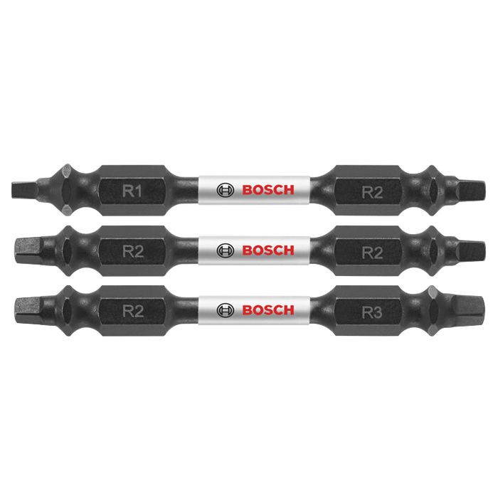 Bosch ITDESQV2503 3 pc. Impact Tough 2.5 In. Square Double-Ended Bit Set