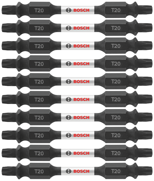 Bosch ITDET2025B 10 pc. Impact Tough 2.5 In. Torx #20 Double-Ended Bits (Bulk Pack)