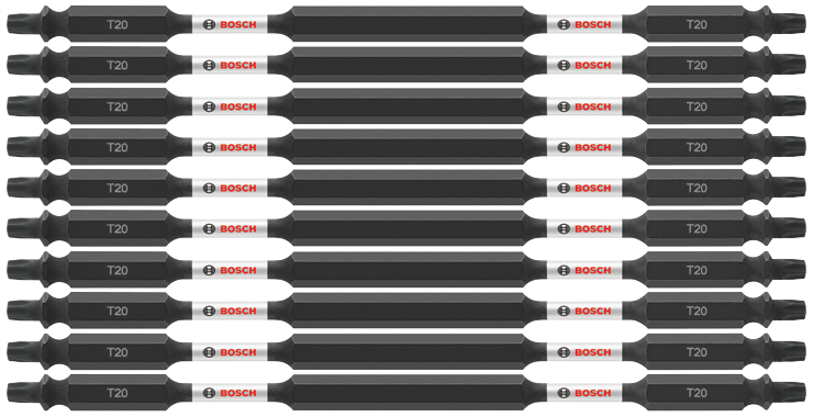 Bosch ITDET206B 10 pc. Impact Tough 6 In. Torx #20 Double-Ended Bits (Bulk Pack)