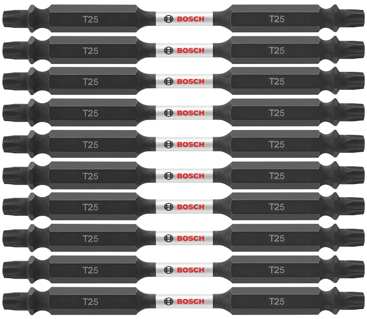 Bosch ITDET2535B 10 pc. Impact Tough 3.5 In. Torx #25 Double-Ended Bits (Bulk Pack)