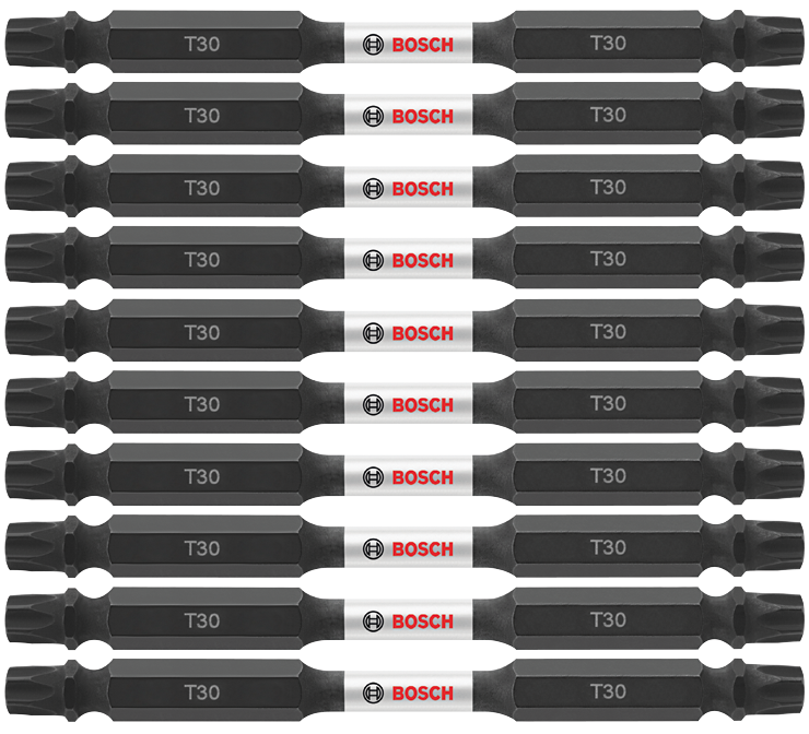 Bosch ITDET3035B 10 pc. Impact Tough 3.5 In. Torx #30 Double-Ended Bits (Bulk Pack)
