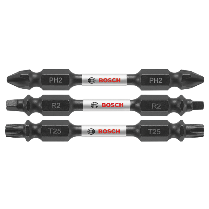 Bosch ITDEV2503 3 pc. Impact Tough 2.5 In. Double-Ended Bit Set