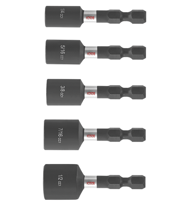 Bosch ITDNSV105 5 pc. Driven 1-7/8 In. Impact Nutsetter Set