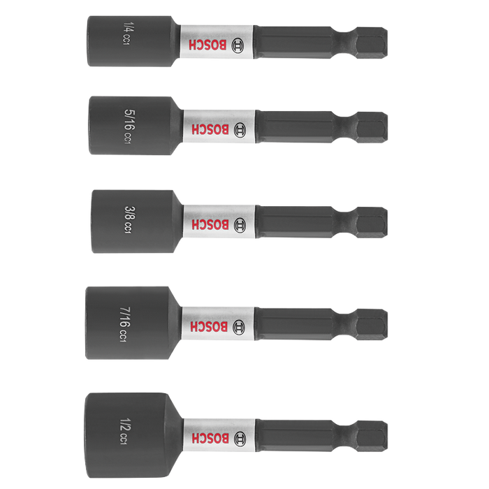 Bosch ITDNSV205 5 pc. Driven 2-9/16 In. Impact Nutsetter Set