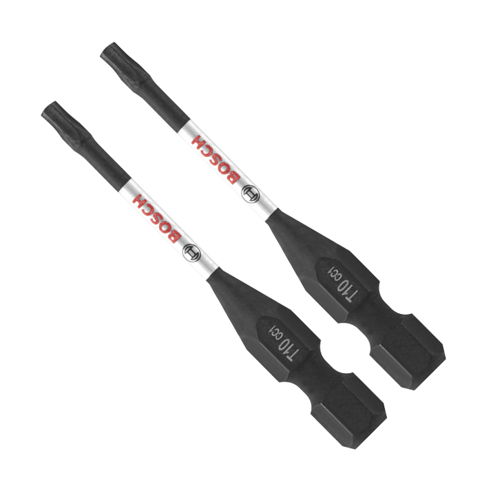 Bosch ITDT10202 2 pc. Driven 2 In. Impact Torx #10 Power Bits