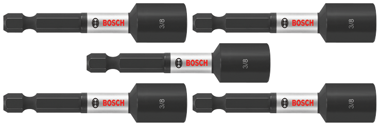 Bosch ITNS382B 5 pc. Impact Tough 2-9/16 In. x 3/8 In. Nutsetter (Bulk Pack)