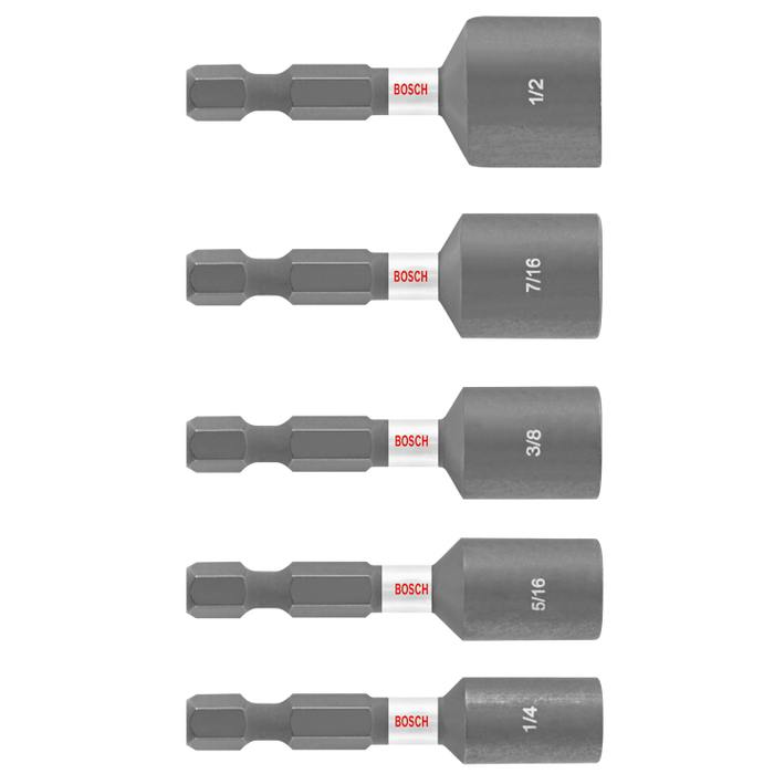 Bosch ITNSV105 5 pc. Impact Tough 1-7/8 In. Nutsetter Set