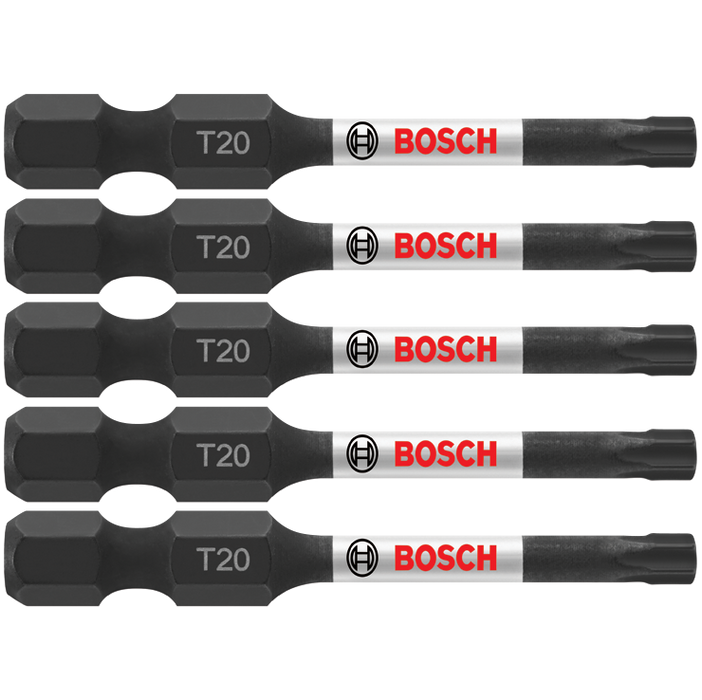 Bosch ITT20205 5 pc. Impact Tough 2 In. Torx #20 Power Bits