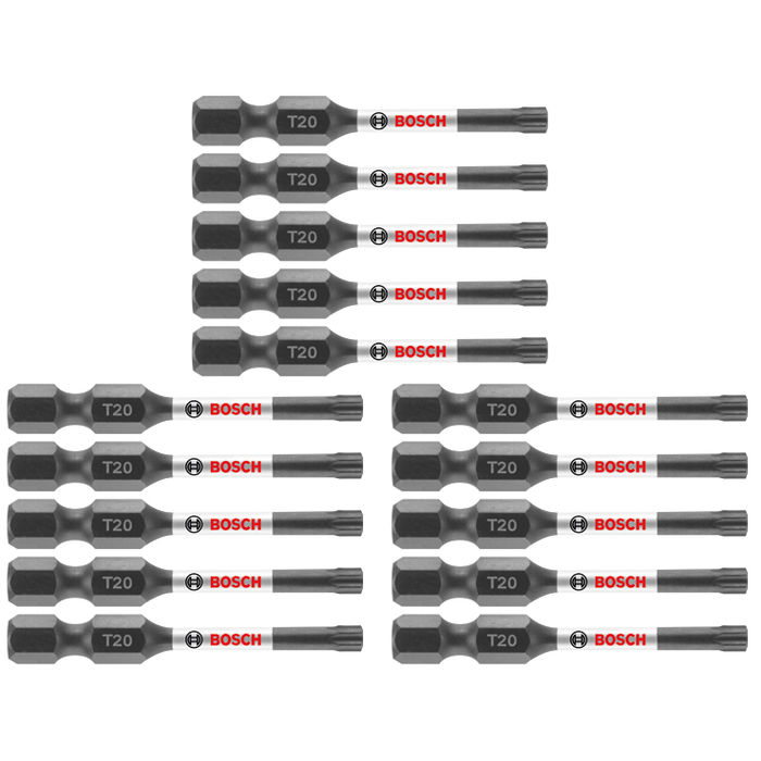 Bosch ITT20215 15 pc. Impact Tough 2 In. Torx #20 Power Bits