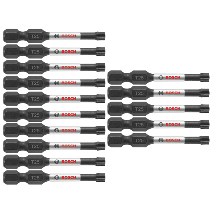 Bosch ITT25215 15 pc. Impact Tough 2 In. Torx #25 Power Bits