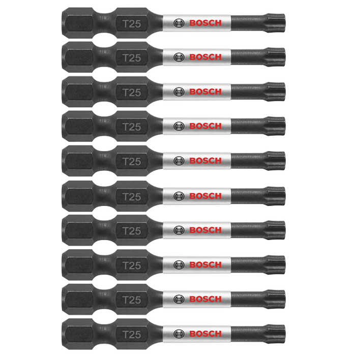 Bosch ITT252B 10 pc. Impact Tough 2 In. Torx #25 Power Bits (Bulk Pack)