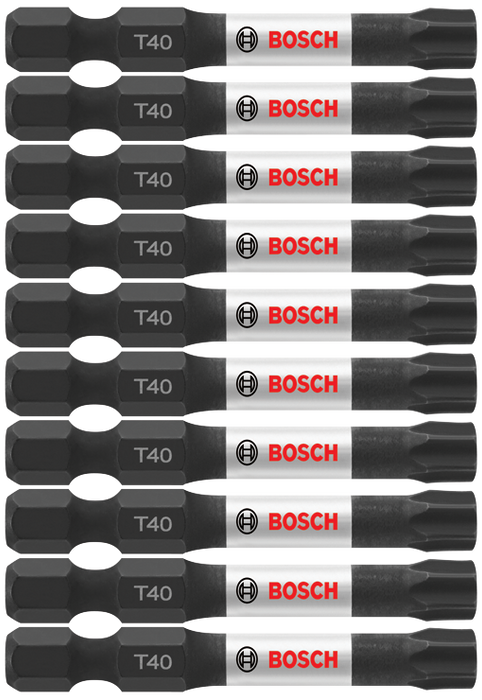 Bosch ITT402B 10 pc. Impact Tough 2 In. Torx #40 Power Bits (Bulk Pack)