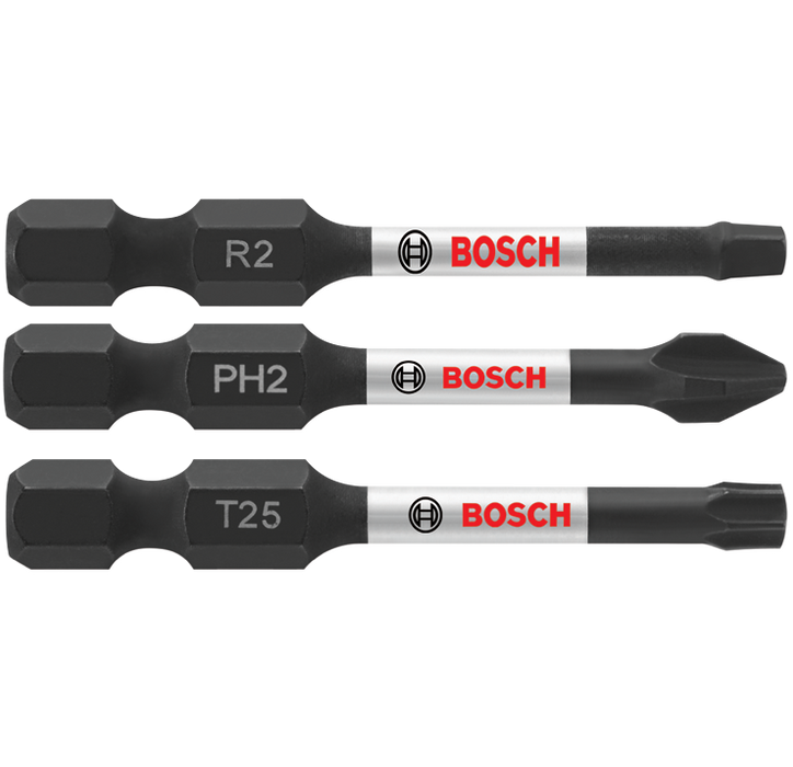 Bosch ITV203 3 pc. Impact Tough 2 In. Screwdriving Bit Set