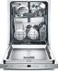 Bosch SHX5AV55UC/01 Ascenta Series 24 Inch Fully Integrated Built-In Dishwasher With 14 Place Setting Capacity