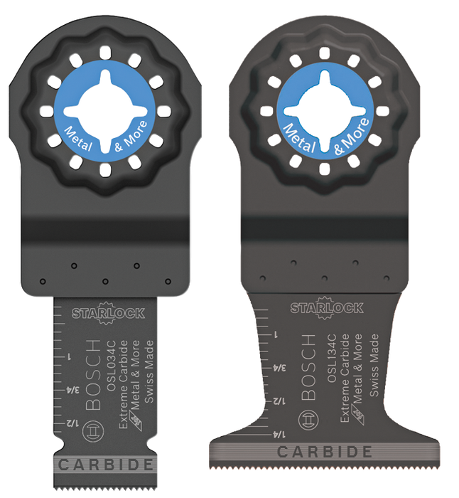 Bosch OSL002CH Starlock Oscillating Multi-Tool Accessory Blade Set 2 pc.