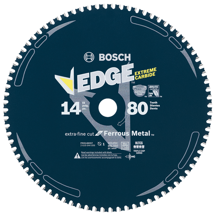 Bosch PRO1480ST 14 In. 80 Tooth Edge Circular Saw Blade for Ferrous Metal Cutting