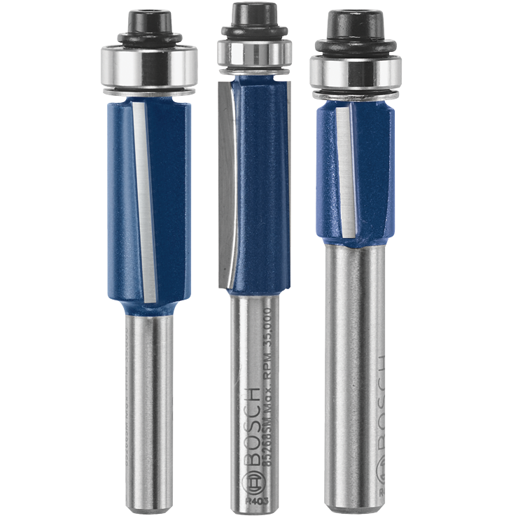 Bosch 3 pc. Laminate Trim Router Bit Set - RBS020SXW — Original Repair ...
