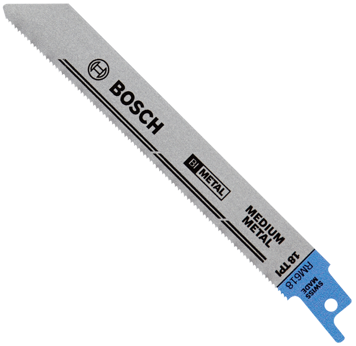 Bosch RM618 5 pc. 6 In. 18 TPI Metal Reciprocating Saw Blades