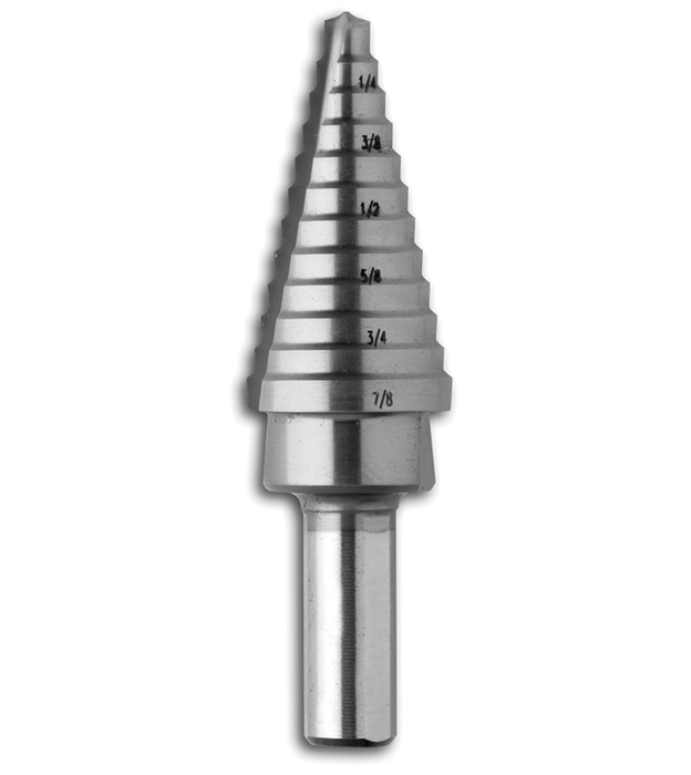 Bosch SDH2 3/16 In. to 7/8 In. High-Speed Steel Step Drill Bit